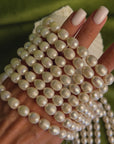 Natural Freshwater Pearl Beads, 9-10 mm, Rice 